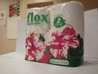 Бумага туалетная «Flox» двухслойная , 4 рулона